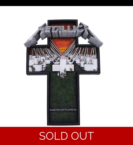 Metallica Master Of Puppets Wall Plaque